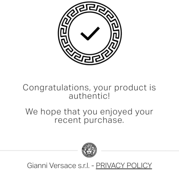 Versace Greca Slide Bracelet, Adjustable, Blue | Goldtone, NIB - Picture 15 of 15